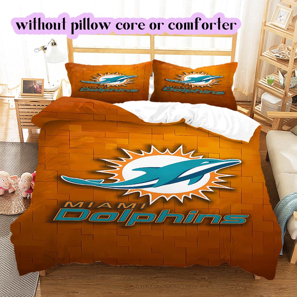 Jacksonville Jaguars Pattern Bedding Quilt Set Quilt Cover Pillowcase Home Decoration Birthday Gift (1 * duvet cover + 2 * pillowcase, without core)