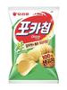 Patatas fritas Orion Pocachip Sabor Cebolla Snack Crujiente Salado 456g (38g x 4 piezas x 3 Paquetes)