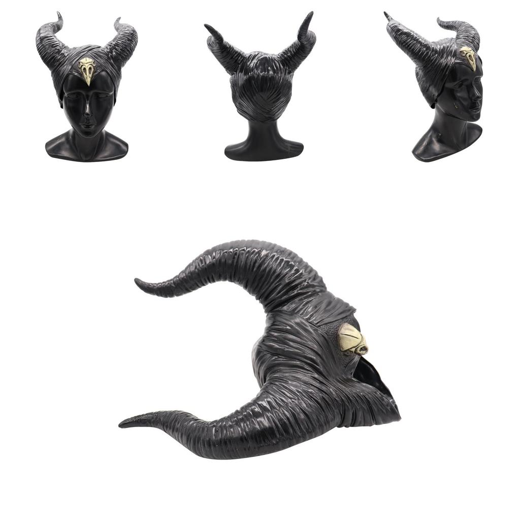 Enchanting 2019 Maleficent 2 Horns Headwear Mask Perfect For Halloween And Cosplay