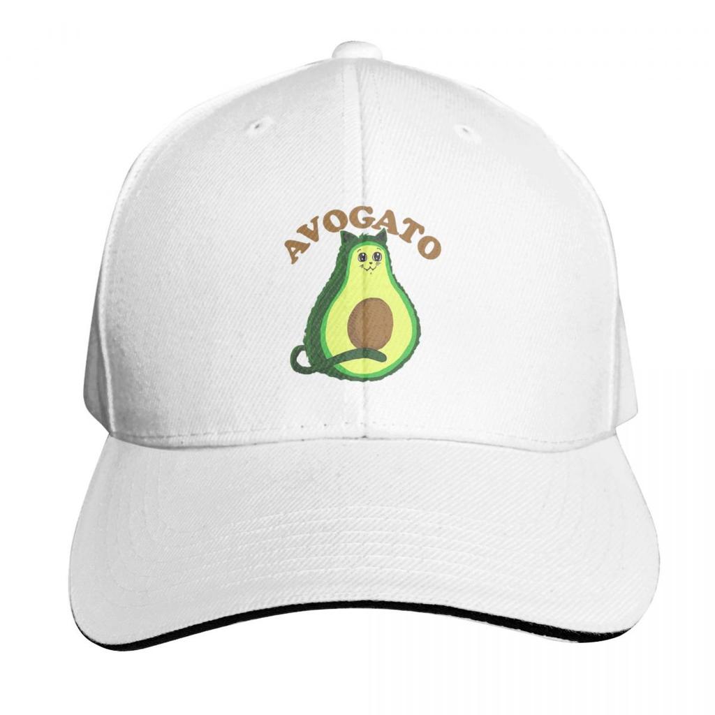 Avogato Cat Cute And Funny Aguacate Gato Cap Fashion Casual Baseball Caps Adjustable Hat Hip Hop Summer Unisex Baseball Hats