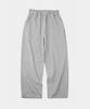 LETTERCOMO Heavy Cotton Piping Wide Sweatpants Gray