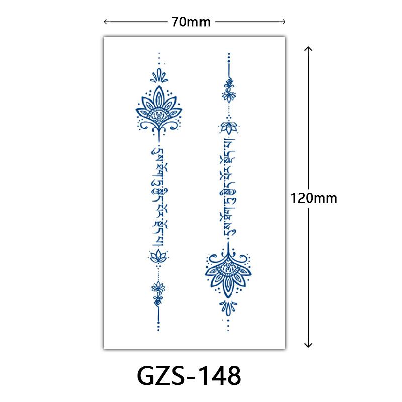 Herbal Juice Tattoo Sticker, Back Of Hand Juice Semi-Permanent Tattoo Sticker, Sweat-Proof Tattoo