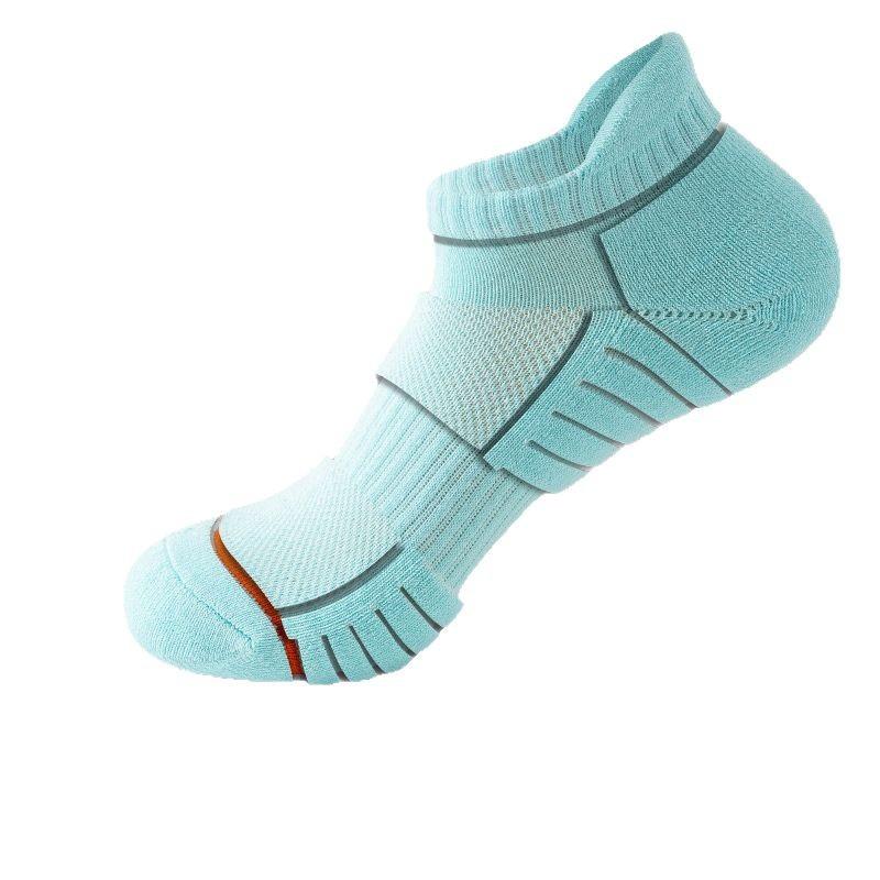 Professional Sports Socks, Women's, Short Socks, Mesh Breathable, Specialized Marathon Running Socks, Thickened, Towel Bottom, Badminton Socks