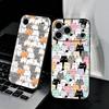 Cute Cats Background Phone Case For IPhone 17 Air 16 E Pro Max 15 14 13 Mini 12 Pro 11 Max Plus Black Soft Shell