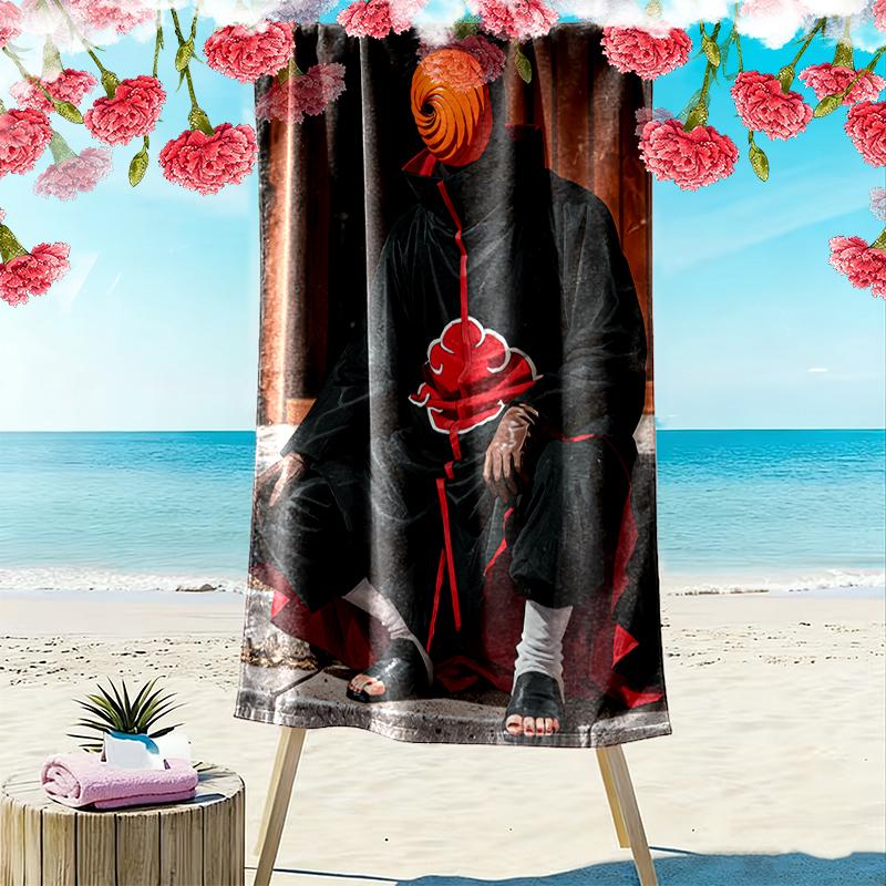 naruto Beach Towel, Multi-purpose Beach Towel Perfect for Camping and Beach Vacations