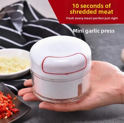 1 Hand-held Kitchen Household Garlic Blender Blue/pink Manual Garlic Masher Stewed Minced Garlic Kitchen Gadgets