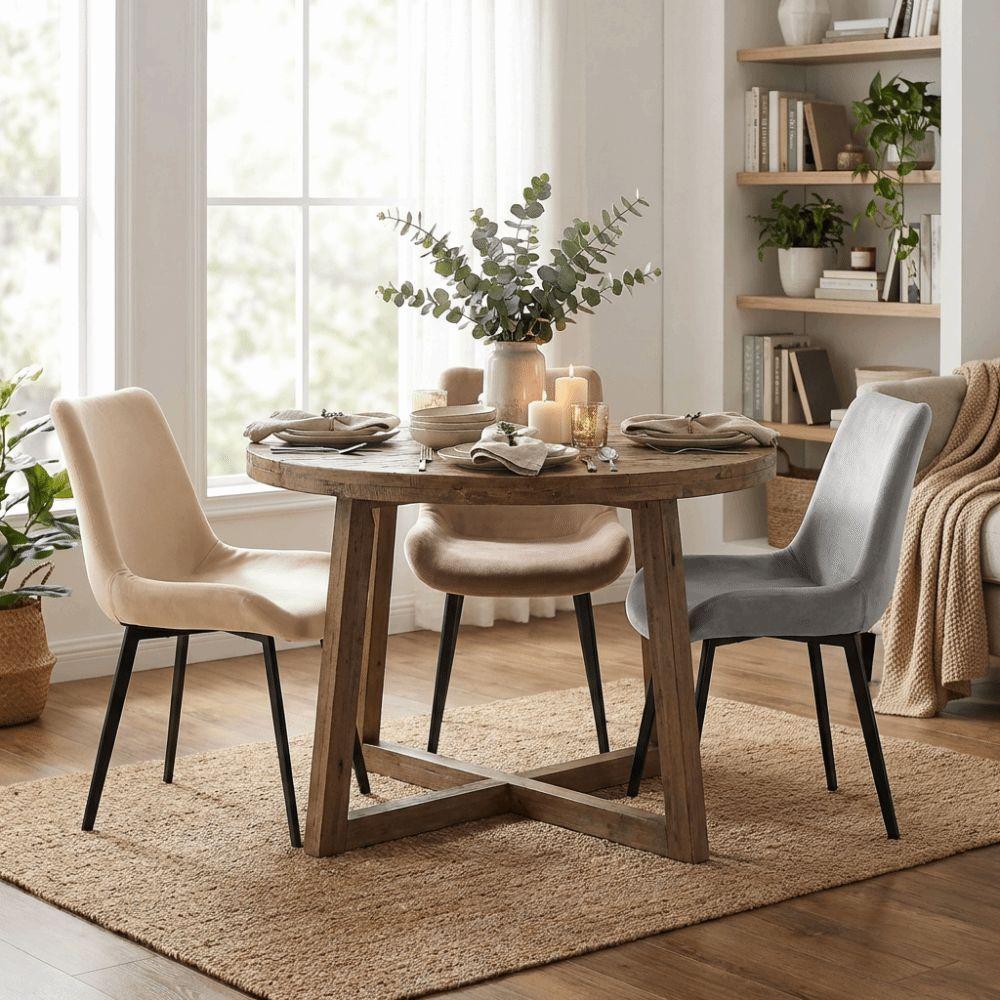 Velvet Dining Room Chair Covers Elastic Short Back Cover Protector Cover Chair Slipcovers Home Use