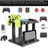 Multifunktionaler Aufbewahrungsständer, Switch Tower Halterung Dock Joy-Con Griff 2 Pro Controller 2 Joy-Con-Handgelenkschlaufen 4 Joy-Cons 12 Spielkarten und 2 Pokébälle