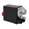 Air Compressor Pressure Switch ABS Stainless Steel Precise Automatic Control Vertical 4 Way Switch AC240V