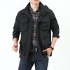 Spring and Autumn Men's Multi-Pocket Multifunctional Jacket Jacket, Outdoor Casual Jacket Men's Jacket