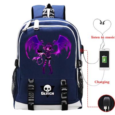 Murder Drones Leisure Travel Backpack Multifunctional USB Student School Bag Large Capacity