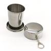 Stainless Steel Outdoor Travel Folding Cup Portable Collapsible Mug for Camping Hiking