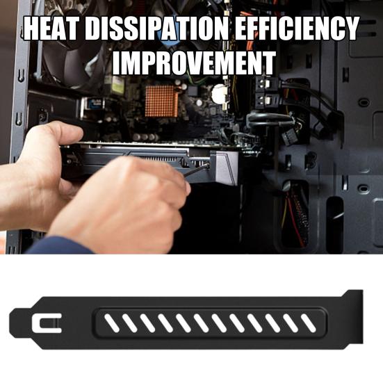 5 Stück PC-Gehäuse PCI Blende Slot Halterung Metall GPU Lüftungsabdeckung für Computergehäuse Staubdicht & Rostfrei Wärmeableitungsplatte für verbesserten Luftstrom