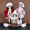 Pretty Dress 30cm Doll Clothes Coat Hat 1/6 BJD Clothes Fashion Doll Winter Suit  Doll Accessories