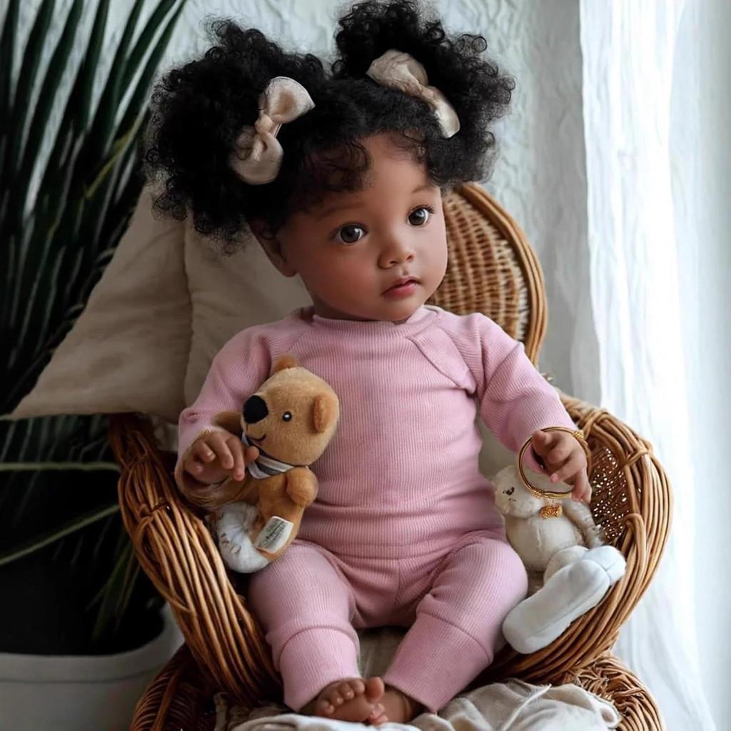 Silicone Doll With Fabric Body For Collectors And Reborn Enthusiasts