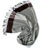 2016 Autumn and Winter Herringbone Pattern Business Men's Wool Scarf Gray Brown Two-color Warm Cashmere Scarf