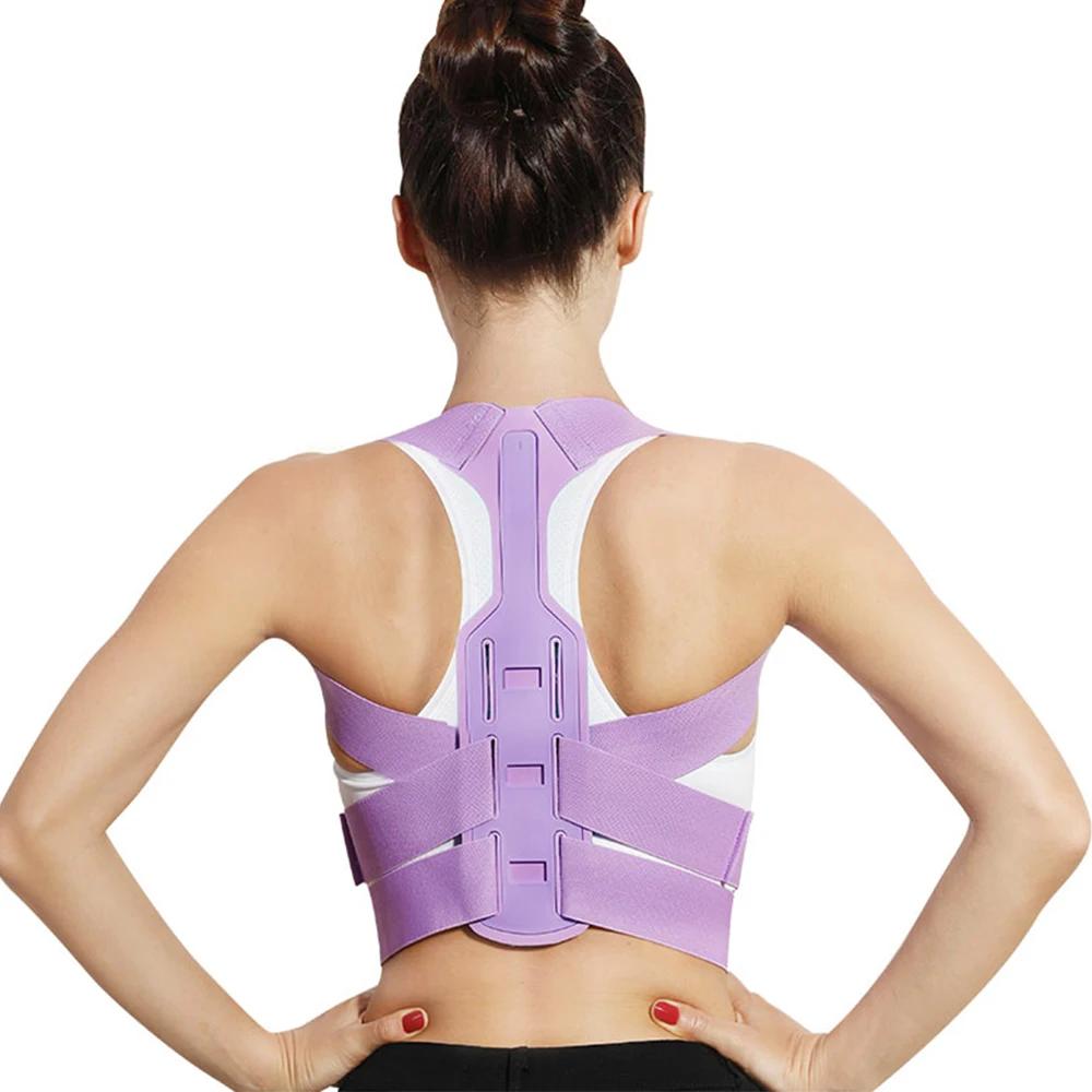 BEPAN Invisible Back Posture Corrector Back Band Brace Extended Support Belt Adjustable Back Spine Lumbar Posture Correction For Women