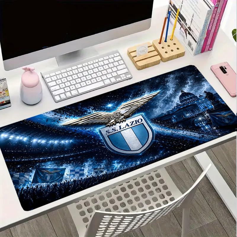 Lazio Football Club Emblem Mouse pad, Gaming Mouse Pad, keyboard pad, Desk Decor for computer notebook Fan Gift Birthday Gift