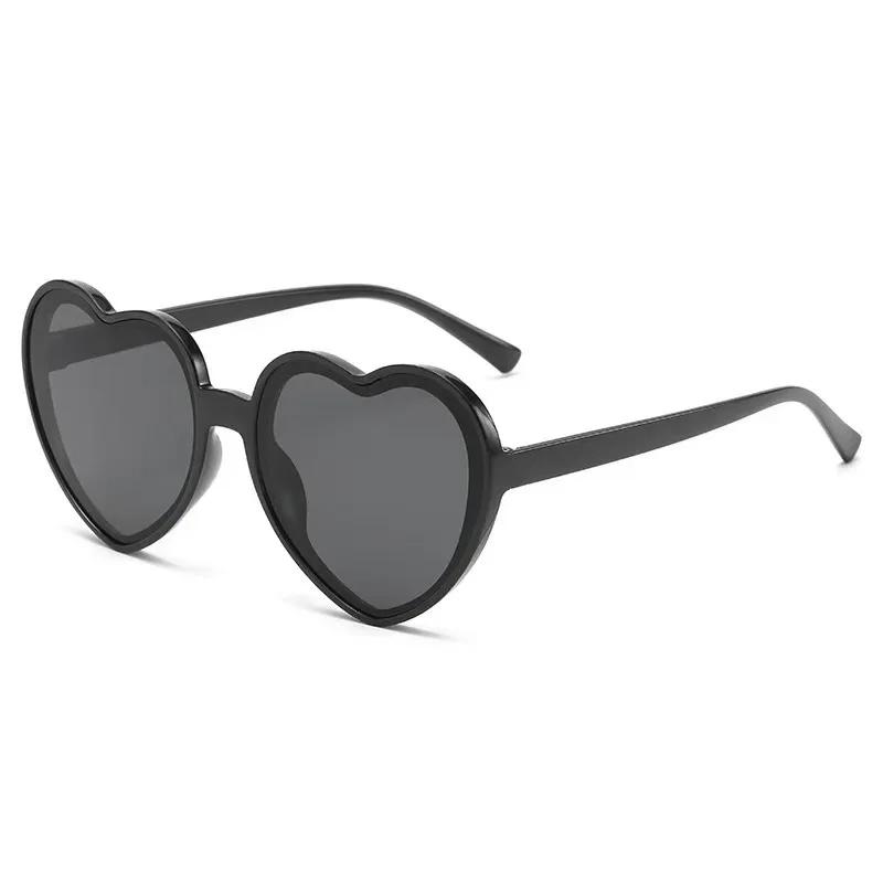 Peach Heart Sunglasses Women Big Frame Fashion Cute Sexy Retro Cat Eye Vintage Glasses Uv400 Unisex Eyewear Wedding Party Decor