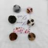Leopard Print Faux Fur Pompon - Trendy 4mm Artificial Fur Ball for Jewelry and Hanging Accessories.