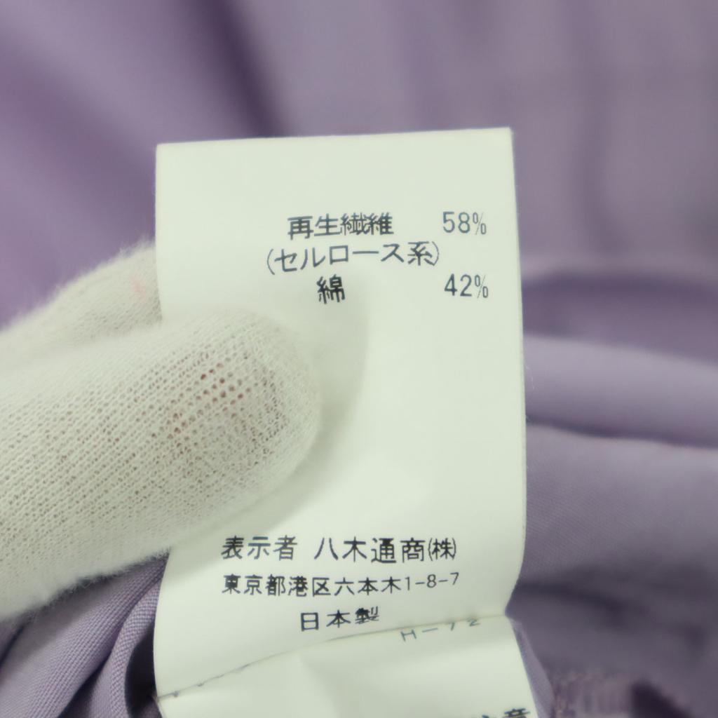 three dots made in Japan Long sleeve Spring coat S purple Hoodie Women Used