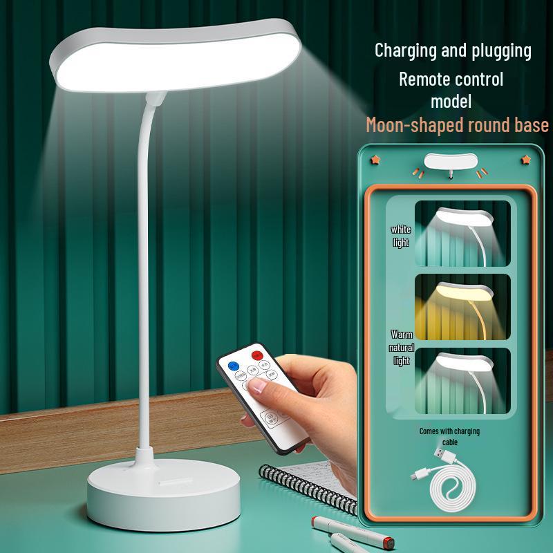 Multi-color Eye Protection Clip-on Desk Lamp with Touch Charging and Long Battery Life