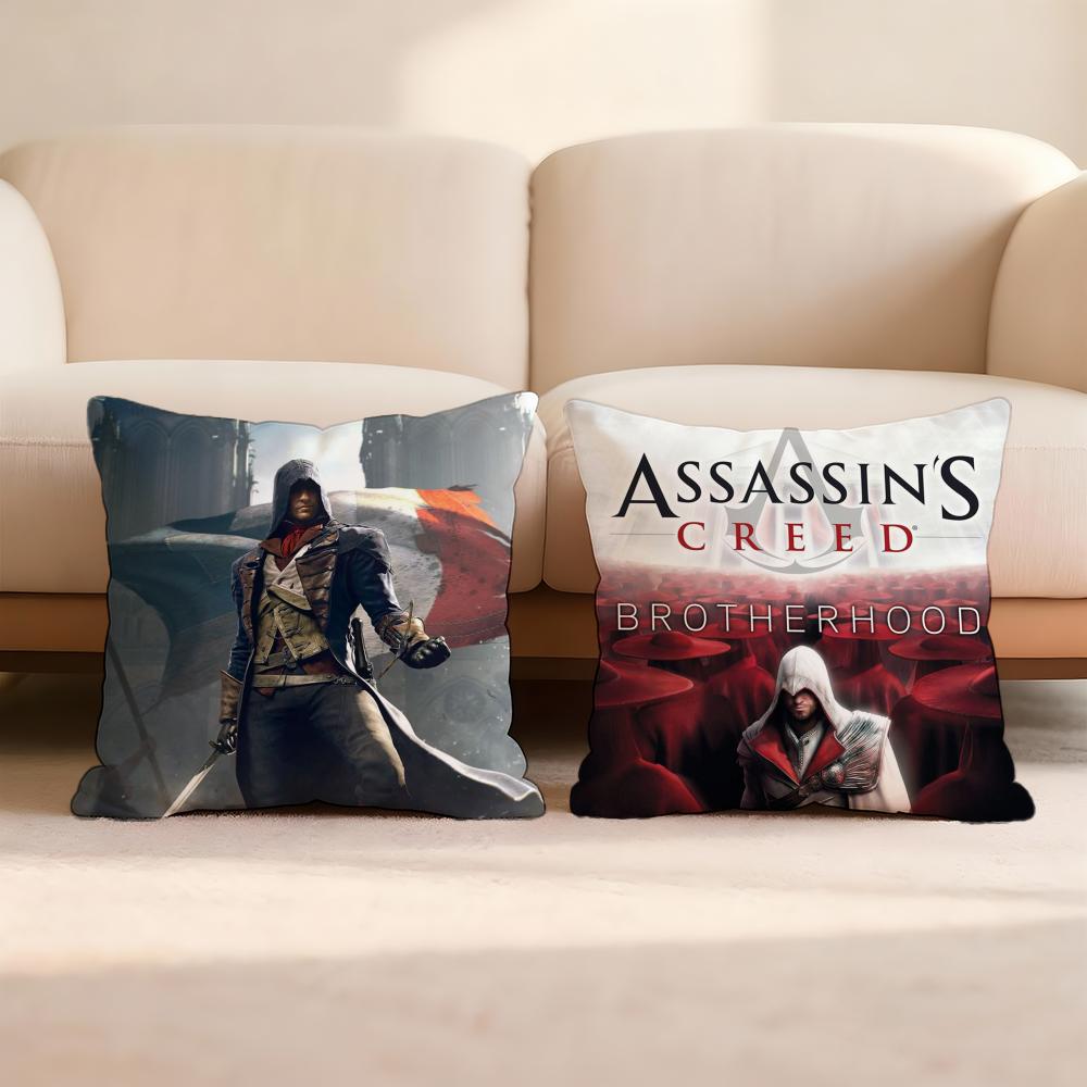 Game A-Assassins CreedS Cushion Cover Home & Car Multi-Scene Pillow Cover - Reversible, Soft & Durable for Daily Use