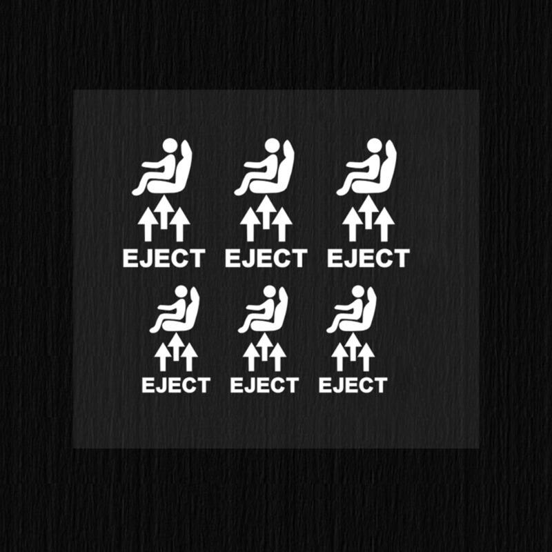 

Vehicle Blank Key Button Decals For Car Steering Wheel And AC Panel 6PCS White PVC Stickers Easy Installation Waterproof 1