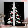 2pcs,2D Plane Printing Creative Curtains Tree Funny Versatile 100% Polyester (without Rod) Home Decor Use for Kitchen, Bedroom &