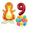 Standing Pokémon Pikachu Squirtle Child Elf Birthday Aluminum Film Printing Latex Balloon Gift