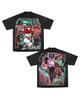 Summer Men's Trendy Rapper Graphics Print T-shirt Casual Cotton Oversized Y2k Short Sleeves American Hip Hop Men's Clothing Tees