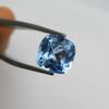 CERTIFIED 3 Ct Natural Blue Sapphire Square Cushion Cut Gemstone From Sri Lanka