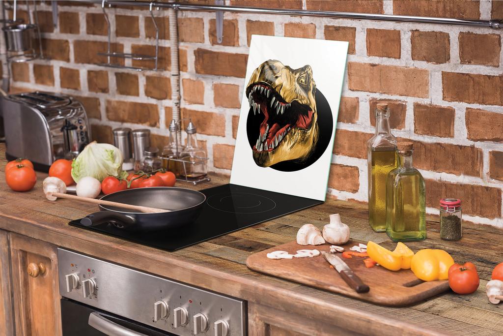 SZKLANA DESKA DO KROJENIA 35x52 DINOZAUR