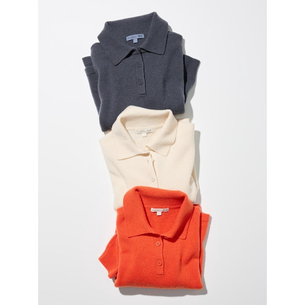 Uniqlo Lambswool Polo Sweater