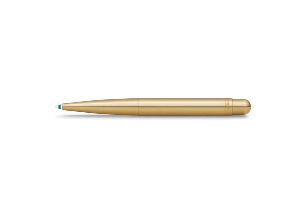 Kuličkové pero Kaweco Lilliput Eco Brass Regular Import Product Produkt na bázi oleje LIBP-ECOBR