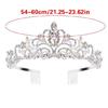 Bride To Be Set Bridal Sash Headband Rhinestones Studded Crown Photo Props