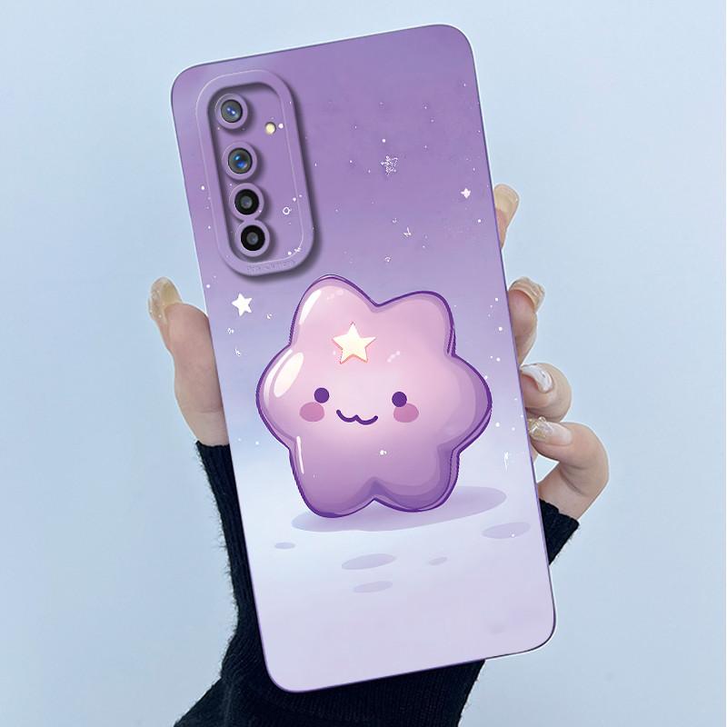 For Realme 6 Phone Case Realme 6s Cover Fashion Simplicity Oil Painting Flower Soft Liquid Silicone Shell For Realme 6 Pro Funda