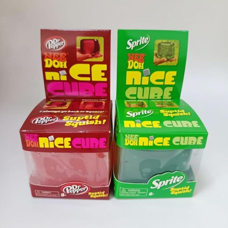 Dr Pepper Nice Cube Drop Soda Aroma Soft Squishy Slow Rise Fidget Toy Non-toxic Antistress for Adults Kids Relax Gift