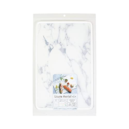 Pearl Metal Marble Stone Licute Aerial Cutting Board CC-1407, Large, Dishwasher Safe and Bleach Safe, Made in Japan