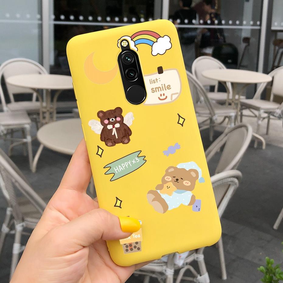 For Xiaomi Redmi 8 Case Redmi 8A Pro Fashion Pattern Jelly Silicone Phone Cases For Redmi8 8 A Pro Soft TPU Back Cover