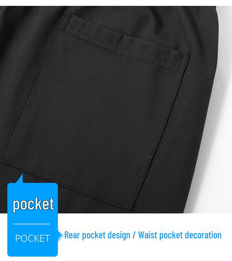 Men's Ultra-Thin Ice Silk Shirt Set - Trendy Summer Two-Piece Casual Short-Sleeve.