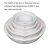 1Pcs High Temperature Quartz Dish Bowl High-density Gold Silver Metal Copper Cast Silica Melting Crucible White 100-750g