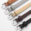 Simple Design For Women's Thin Belt Fashion Casual Versatile Jeans Accessories Girdle Suede Pu Leather Pin Buckle Waistband