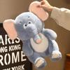 New Lovely Elephant Plush Toy Soft Stuffed Animal Doll Kawaii Cartoon Pillow Gift for Birthday Valentine