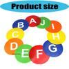 Numbered Spots Marker Flat Floor Spots Markers for Field and Courts Marking Fitness Agility Training Sport Game Exercise