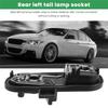 For Nissan Qashqai 2008-2015 Left Rear Tail Light Bulb Holder Tail Light Brake Light Stop Lamp Bulb Hole Bulb Socket