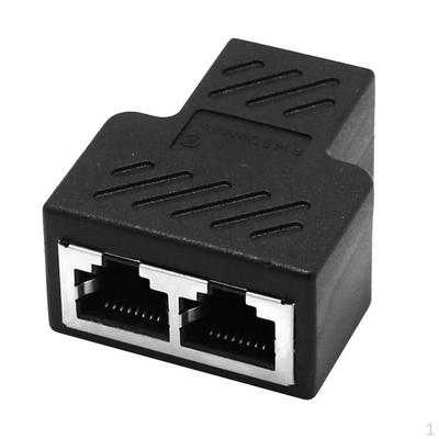 1Pc 1 až 2cestný adaptér pro připojení rozbočovače síťového kabelu