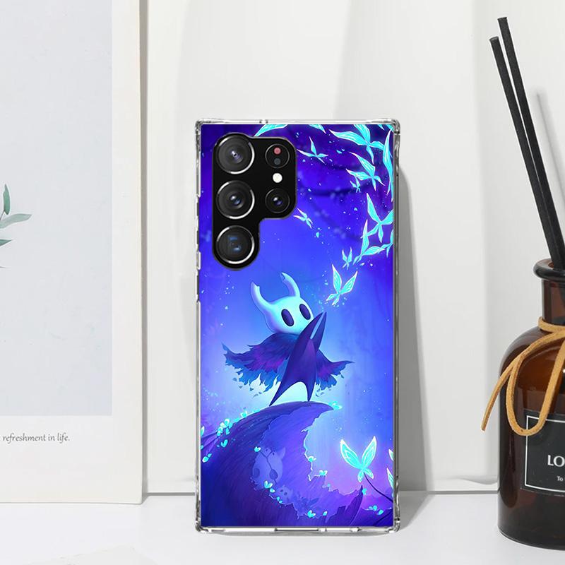 Hollow Knight Cartoon Phone Case For Samsung Galaxy S25 S24 S23 S22 Ultra S21 FE S20 Plus S10 + S10E Art Fundas Back Cover S24 S