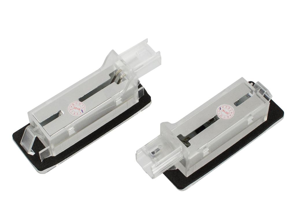 Renault Captur Espace IV Fluence Modus FL Scenic II III LED License Plate Lights 2 Pcs Set