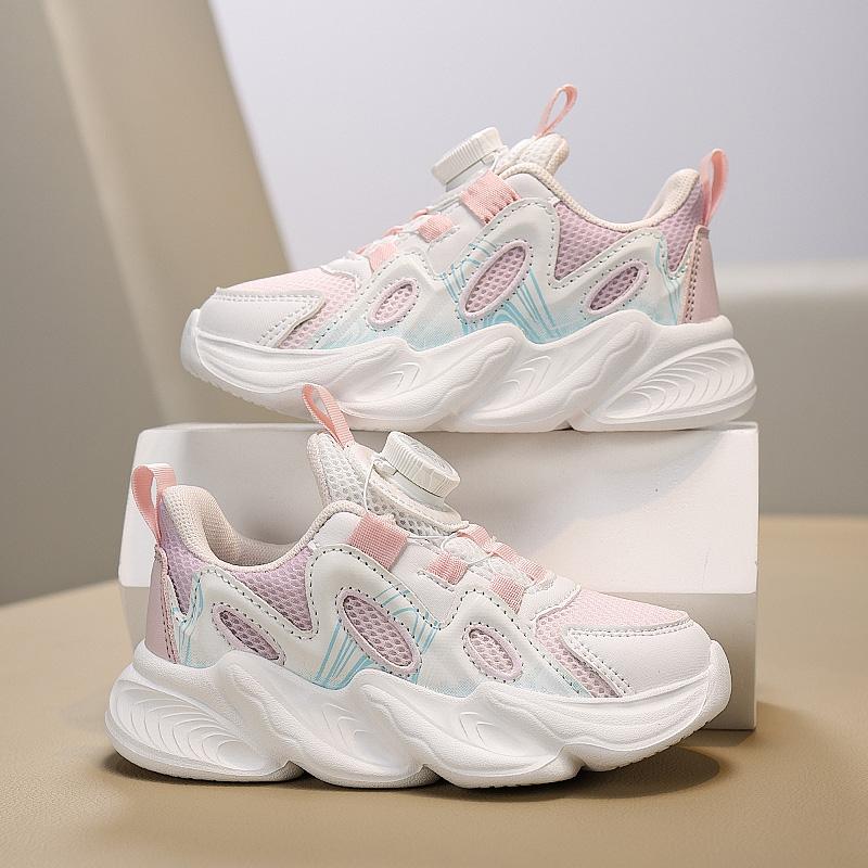 Scarpe per bambini scarpe da ginnastica da ragazza nuovo design platform scarpe da ginnastica casual per bambini leggere traspiranti scarpe sportive da corsa da tennis per ragazza